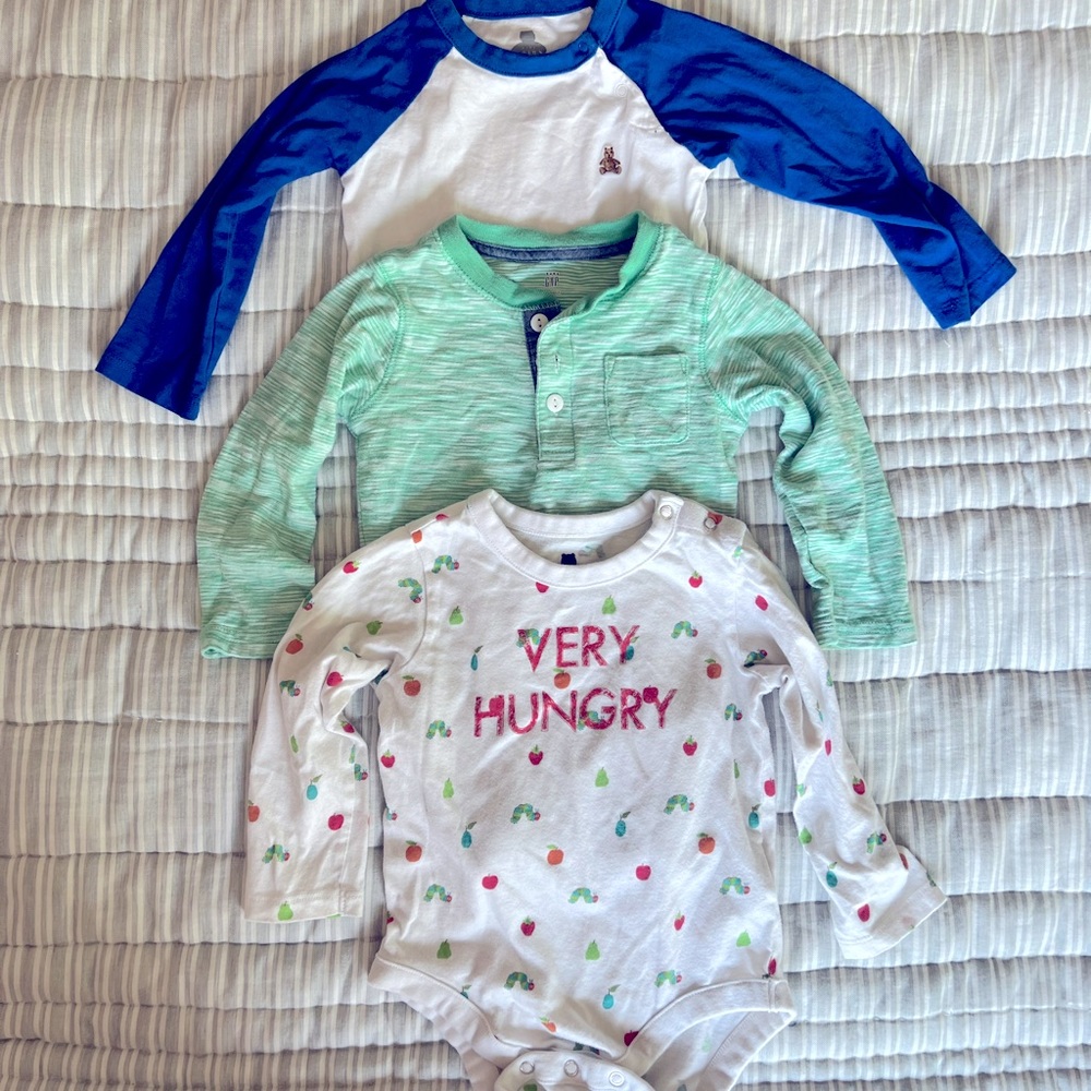 Gap bodysuits 18-24m